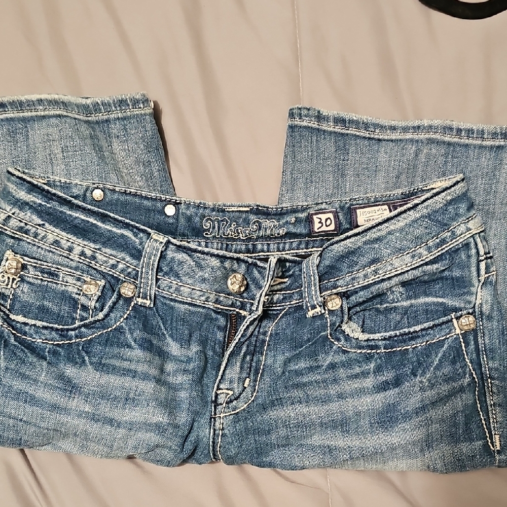 Miss Me Women's Boot Cut Jeans in Light Blue
